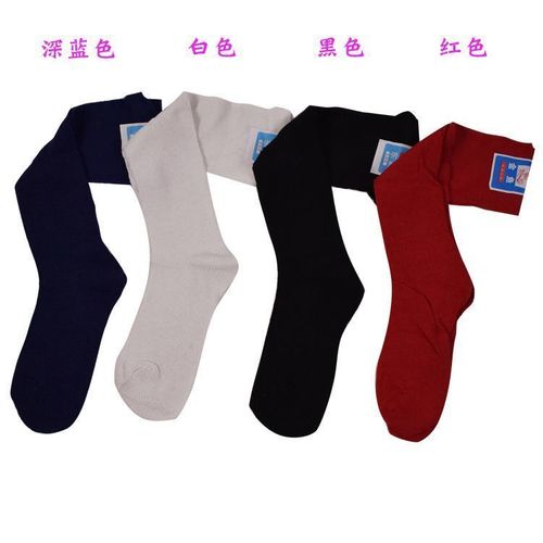 男女純棉壽襪長(zhǎng)筒襪子老人壽衣帽鞋配件死人喪事殯葬用品批發(fā)