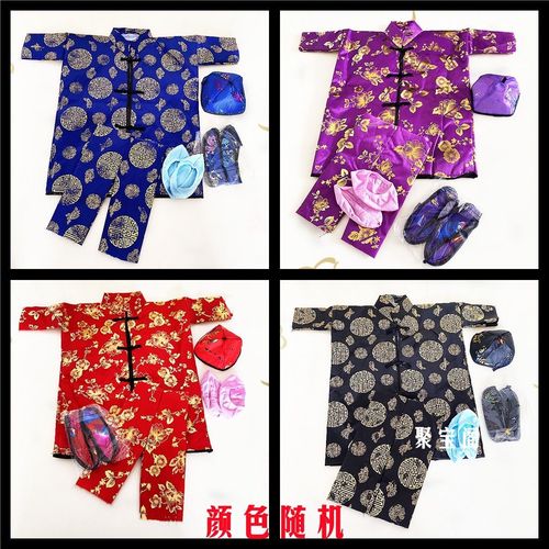 精品男女款布料棉寒衣清明十月一祭祖必備寒衣全套鞋帽襪子批發(fā)